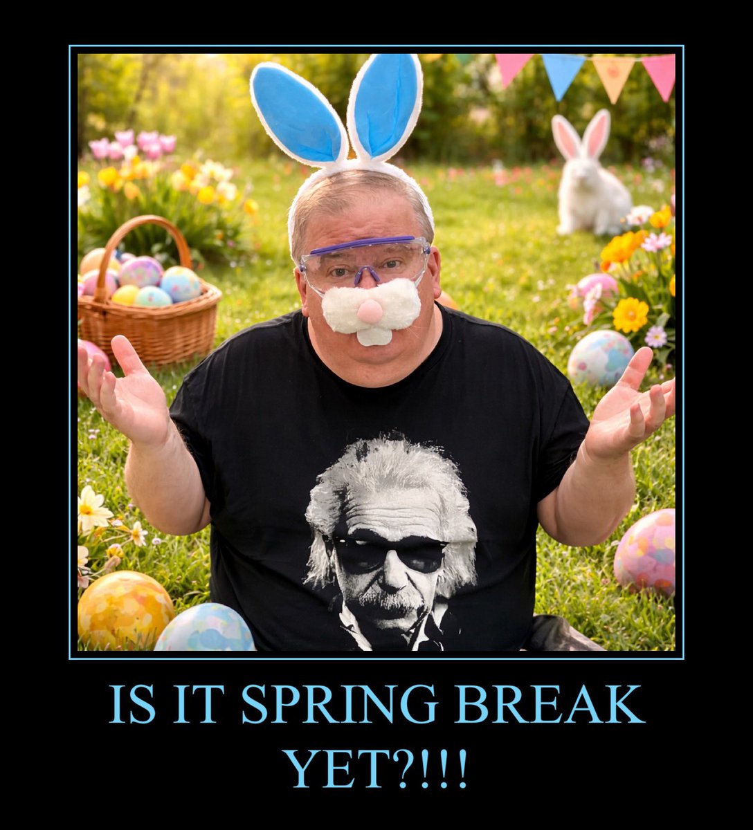 JeffOShields2's tweet photo. Teachers counting down the days!!!! #springbreakcountdown ⏳ 🐇 🐣 💐 🌞 #teacherlıfe #countdowntospringbreak #springbreak2026 #schooldays https://t.co/Kdk0BwuZEY