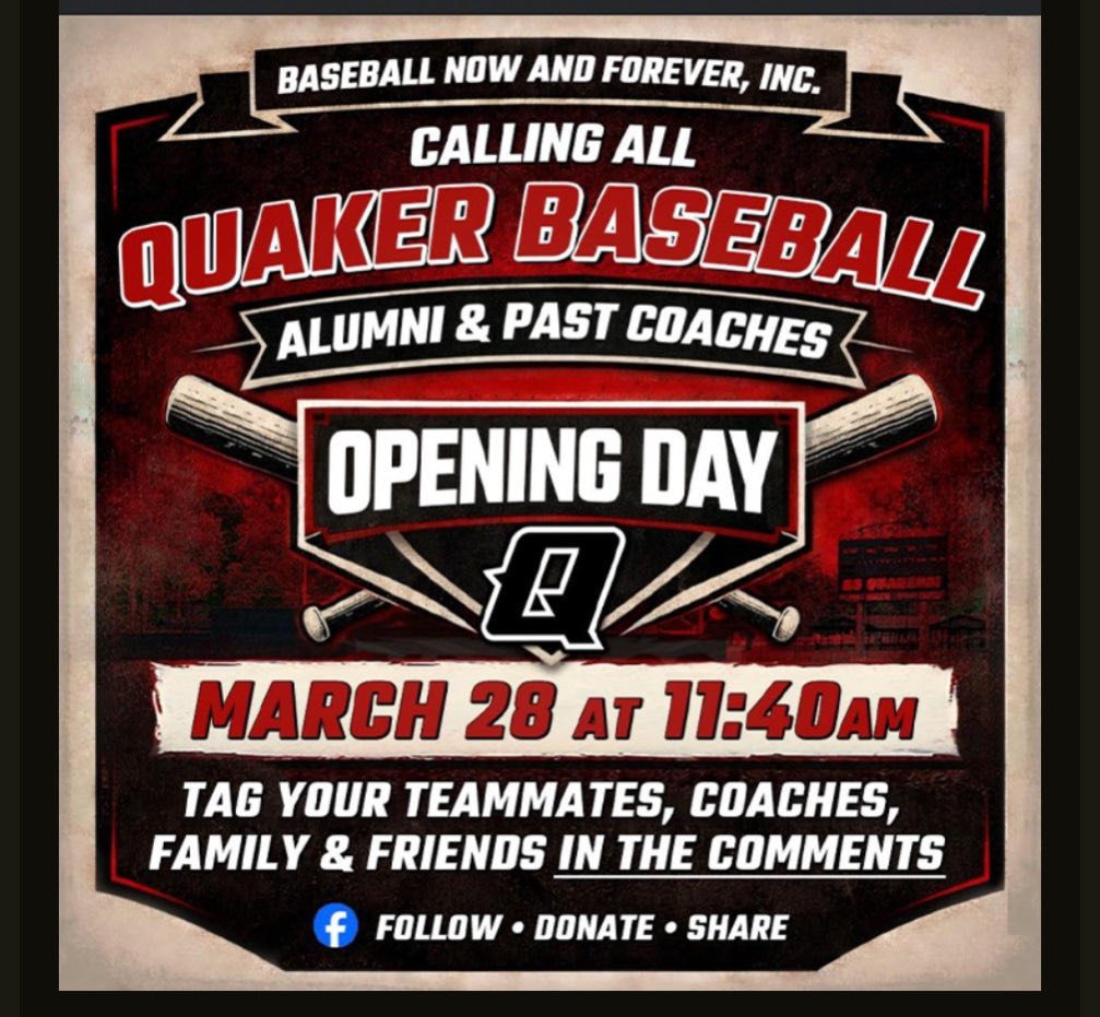 Quaker Baseball tweet media