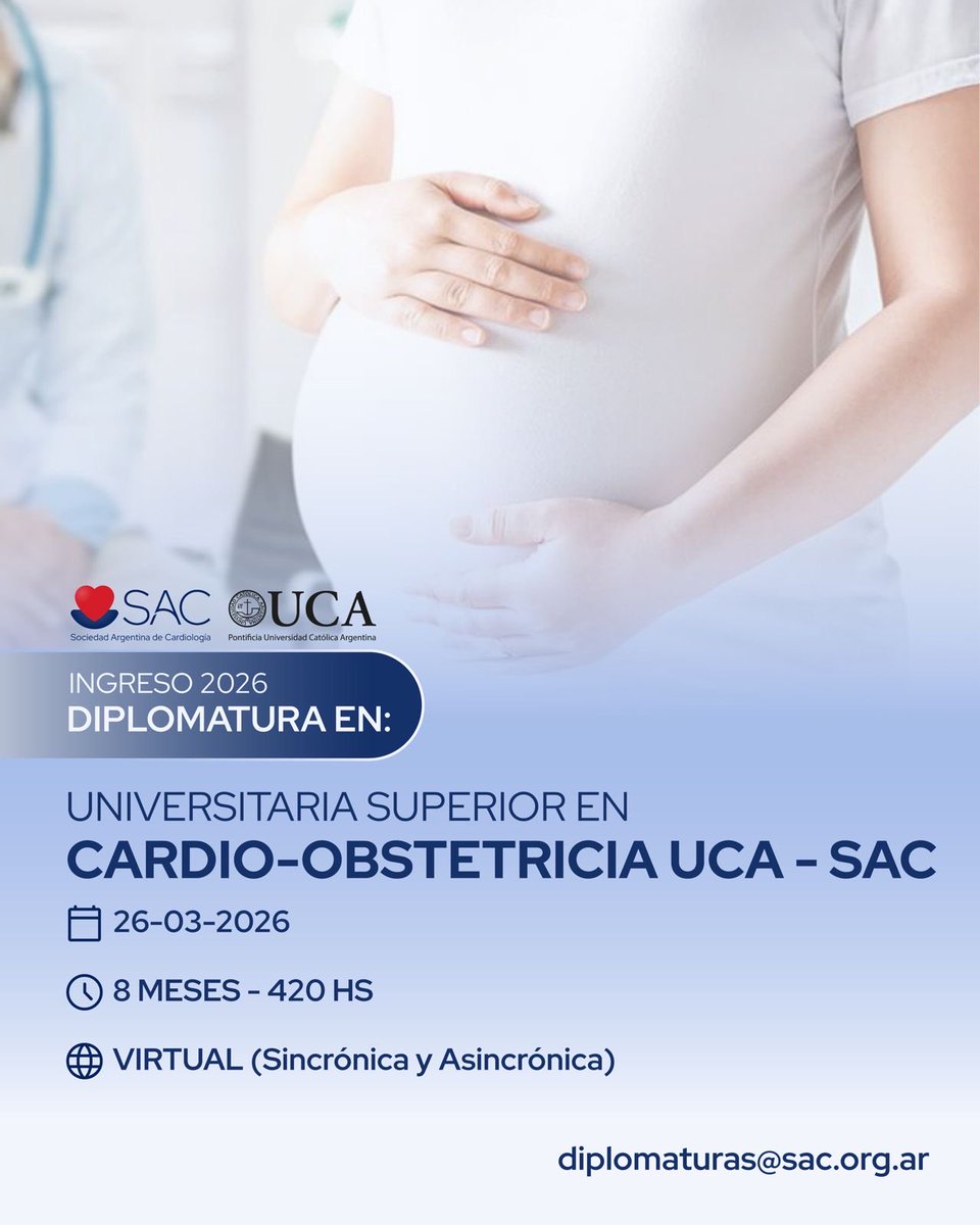 CorazonyMujer's tweet photo. Los invitamos a la clase inaugural (26/3) , para ser parte de este espacio de aprendizaje y discusión con expertos 🤰🏼 

https://t.co/4MbKAX1Gyv

No te pierdas esta diplomatura única!

@LiaCrosa @CsMedicasUCA @NahuelLitwak @CorreaSadouet https://t.co/LmfzVg369n
