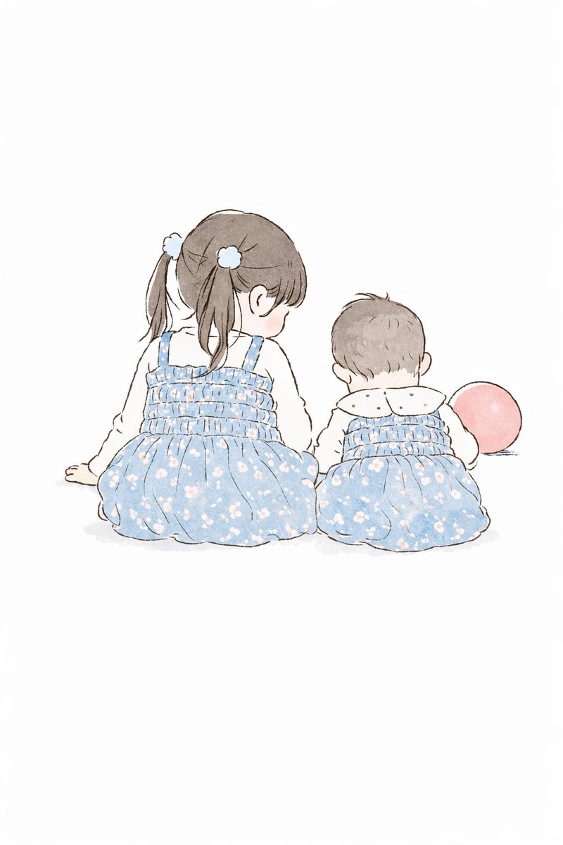 mcptto's tweet photo. 最近はAIで子どもたちの写真をイラスト化して待ち受けにしている。可愛いです。 https://t.co/vAVmfM9RvE