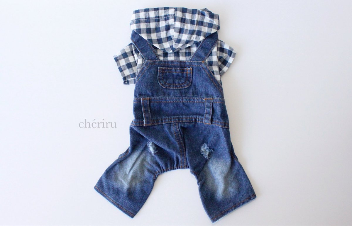 _cheriru's tweet photo. ⋆꙳✶ 𝗽𝗶𝗰𝗸 𝘂𝗽 ✶꙳⋆

✓ チェックシャツロンパース👖

しっかりとしたデニム生地のお洋服です！

┈┈┈┈┈┈┈┈┈┈┈┈┈┈┈┈┈┈┈

✔︎ 全ての商品が即納📦
✔︎ 当日〜3日以内に国内より発送🚚

┈┈┈┈┈┈┈┈┈┈┈┈┈┈┈┈┈┈┈

#chériru

 #デニムコーデ #ミックス犬 https://t.co/1OBlG1XXXD