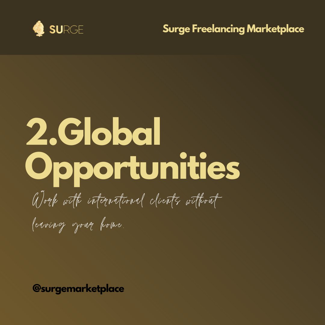 surgemktplace's tweet image. ACHIEVE FREEDOM THROUGH FREELANCING 

Want to start #freelancing?

📌Learn More: …ademy.surgefreelancingmarketplace.com
📌Enroll Here: surgefreelancingmarketplace.com/surge-course-r…
📌Hire Pre-Vetted VAs: vaatelier.com

Follow us on Facebook | Tiktok | LinkedIn | X | YT | Pinterest: @surgemarketplace 

&amp;lt;3