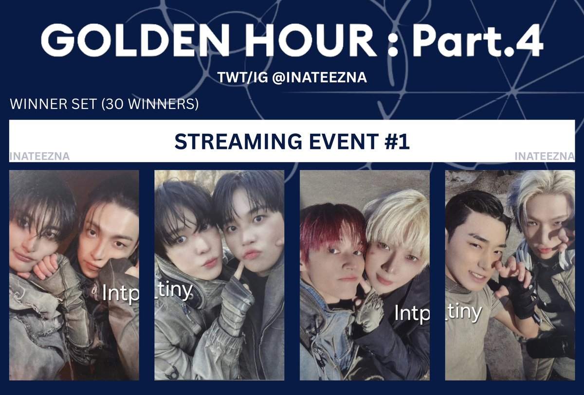ATEEZ [GOLDEN HOUR : Part.4] GH4 Photocard PC Adrenaline Streaming