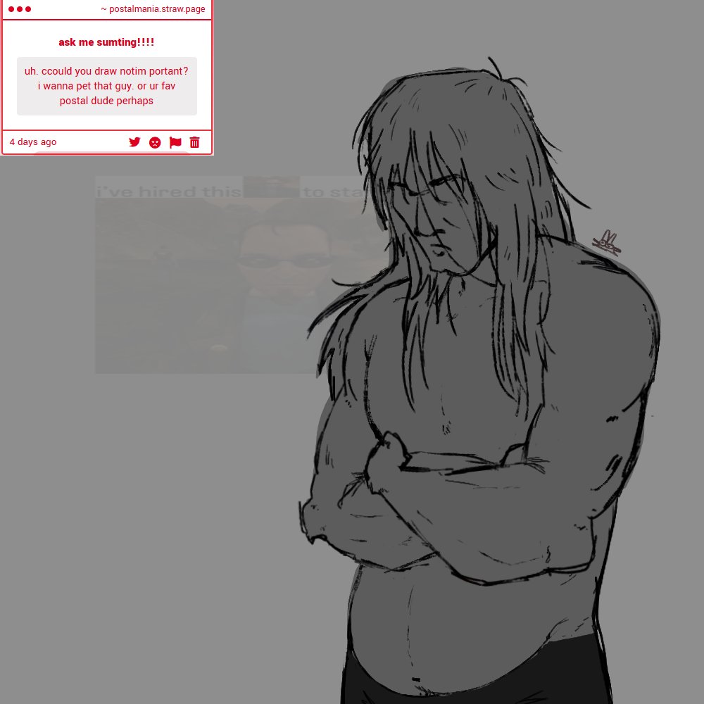 Faithlessloops's tweet image. i enjoyed drawing him!! my fav dude is very obvious, but if you cant tell, is p1.

#postaltwt #hatred