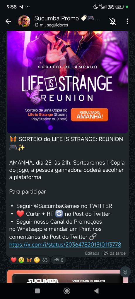 Gomesprism's tweet photo. @SucumbaGames Bora https://t.co/05nBZP0HX1