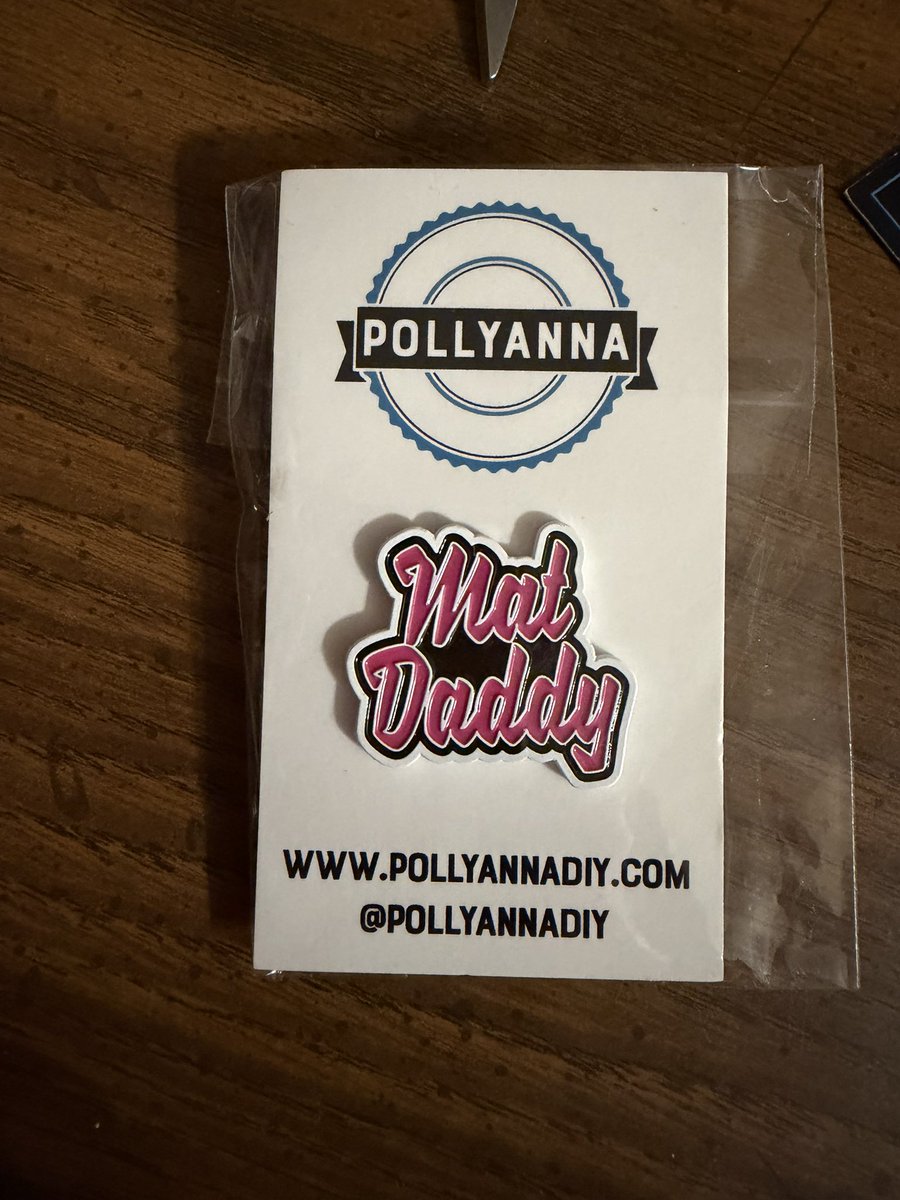 SagePhilips7's tweet photo. Support your Mat Daddies by purchasing the first ever made Mat Daddy Enamel Pins. Made by @PollyannaDIY , these will be sold at shows featuring @submitordye and myself. Can ship out orders too! DM if interested.

A Mat Daddies world, ya’ll can be apart of it 🤘🏻 https://t.co/yxhMnjJwsn