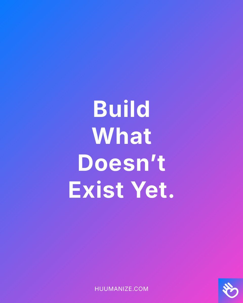 If it doesn’t exist yet, that’s the point. ✨ That’s where the edge is.