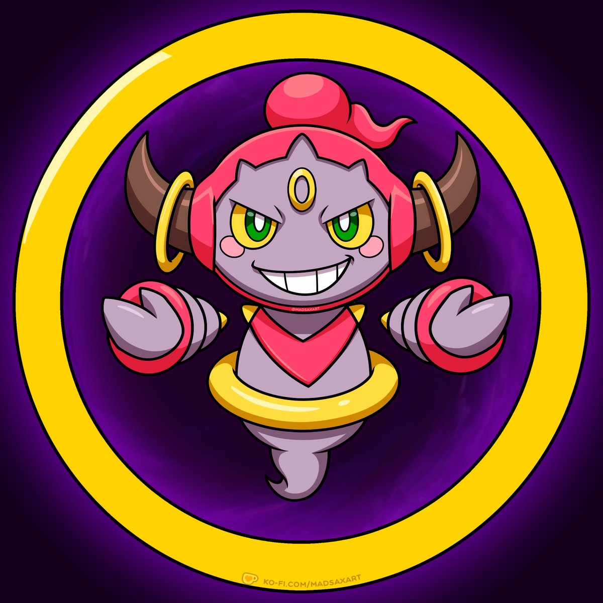 madsaxart's tweet image. #Hoopa / #フーパ
which #Pokémon should I do next? (ദ്ദി˙ᗜ˙) 💜