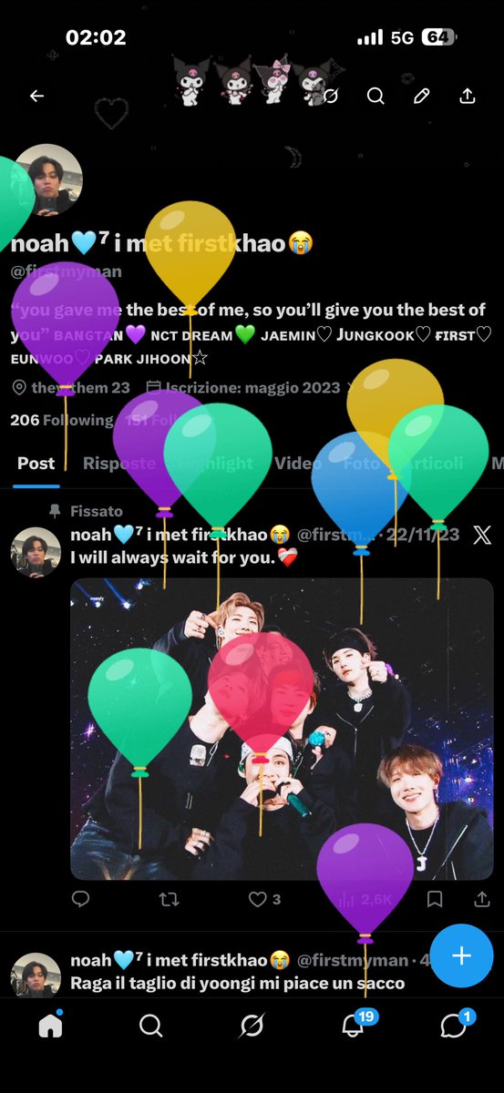 firstmyman's tweet photo. Ciao è il mio compleanno https://t.co/KQMlDisbtB