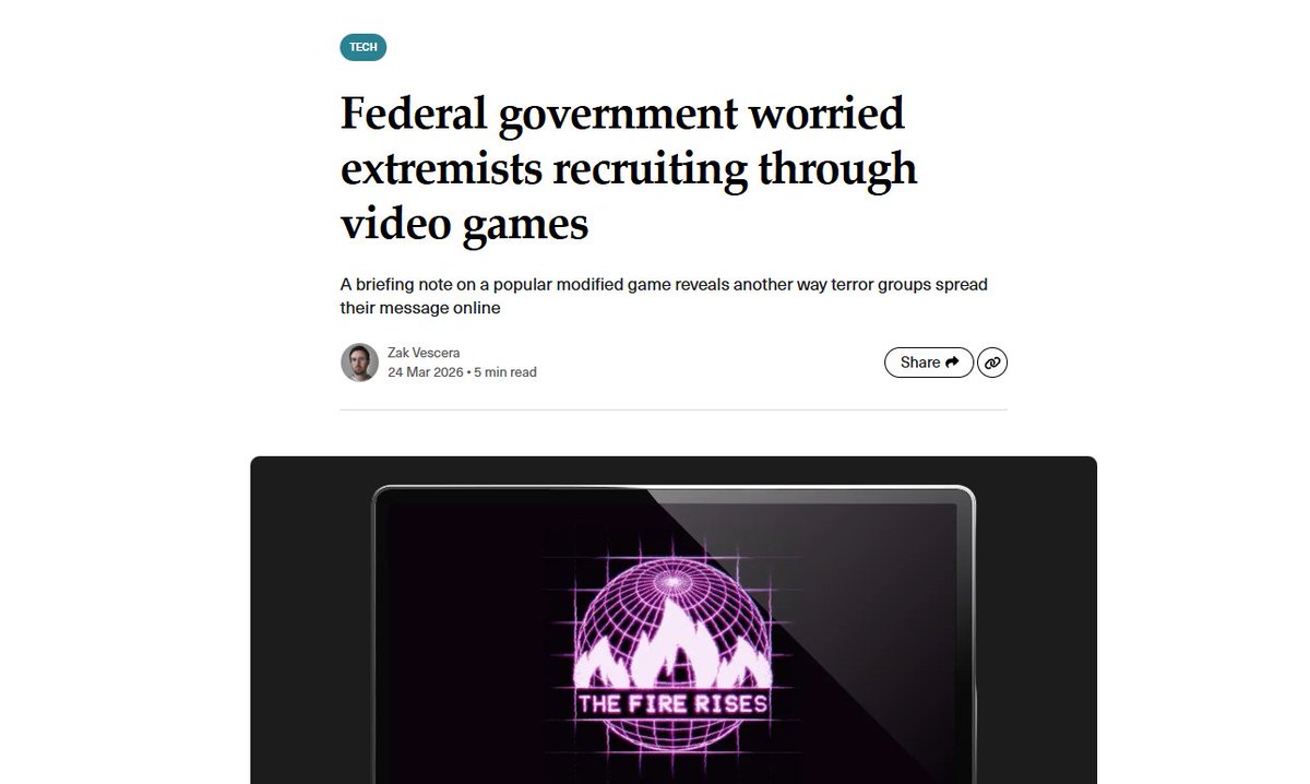 Dude the article is so poorly written.

It seems this dude played until like 2022, saw the far right Extremist factions in the Civil war, and thought that was all.