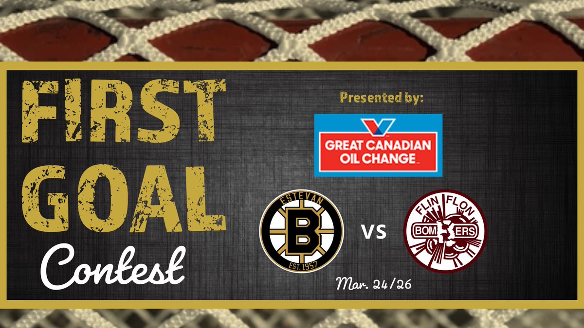 estevanbruins's tweet photo. 🤩❗️Bruins’ fans! Comment for your chance to win tonight❗️🤩

Guess who will score the 1st goal for the Bruins tonight, drop your prediction in the comments, &amp; if correct you could win a $20 Gift Card to the Great Canadian Oil Change - Estevan! 🎉

(Limit of one guess per person) https://t.co/Jx6il1Xdj0