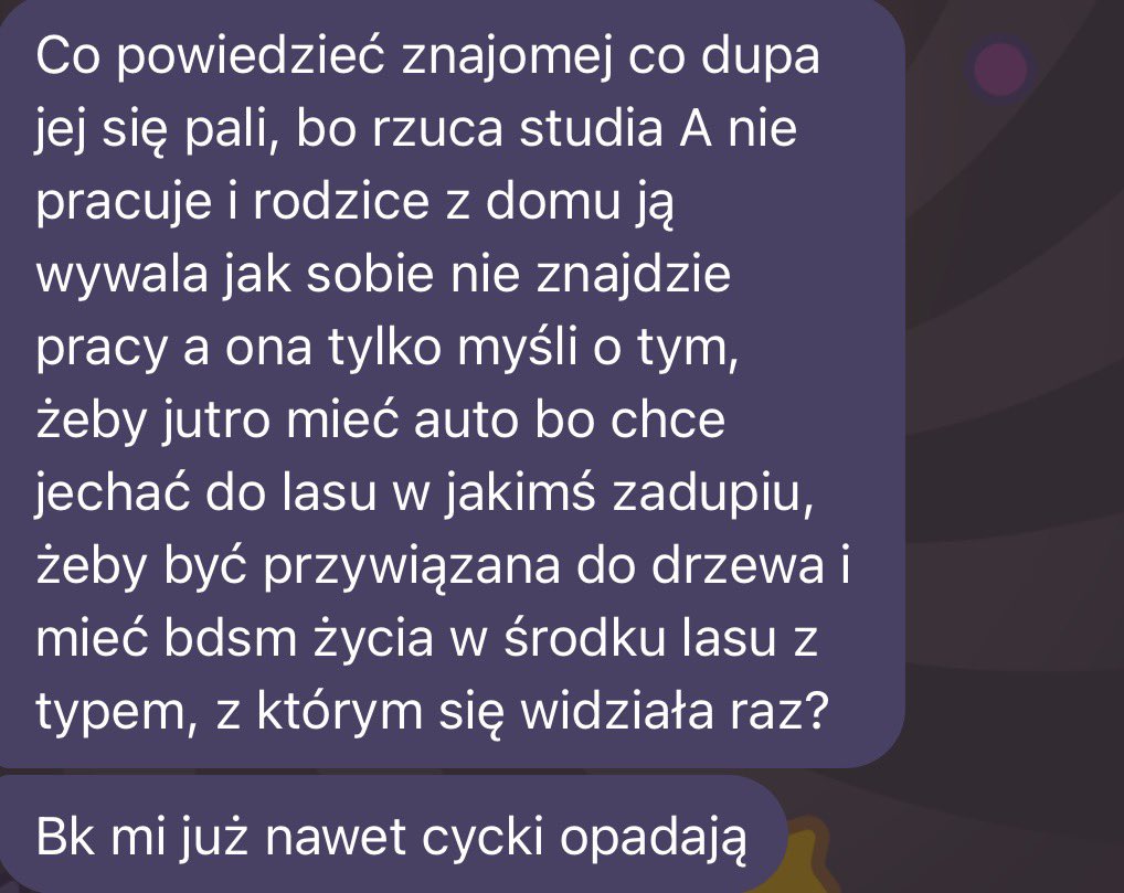 Zastanawiam się zawsze czy ona te historie wymyśla na poczekaniu bo aż ręce chujowi odpadają 😾