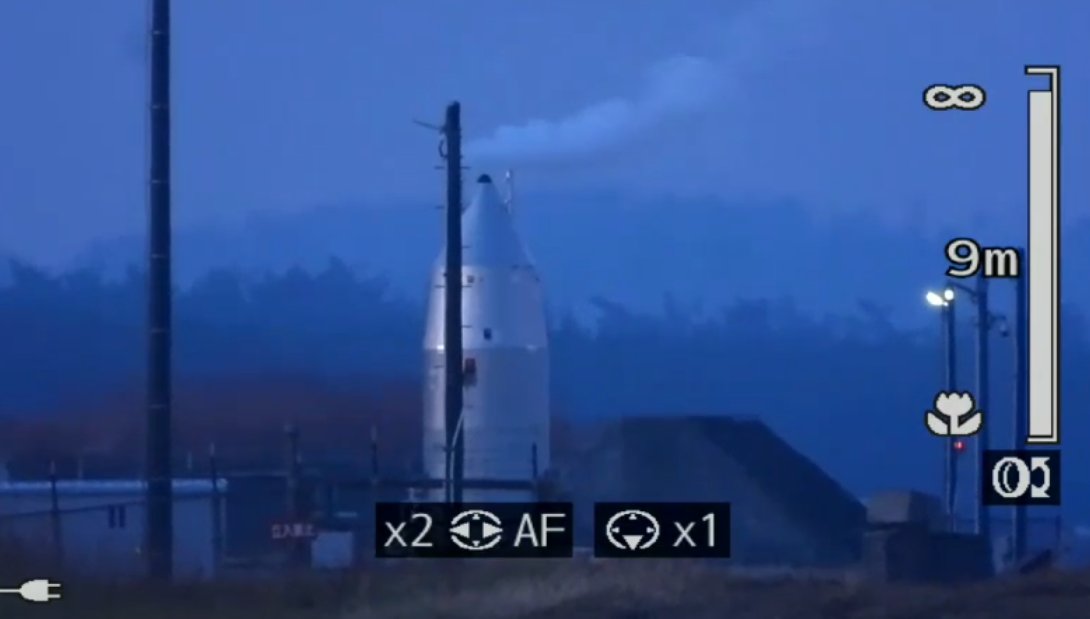 RV-X：燃料・推進薬の充填が始ったようです。