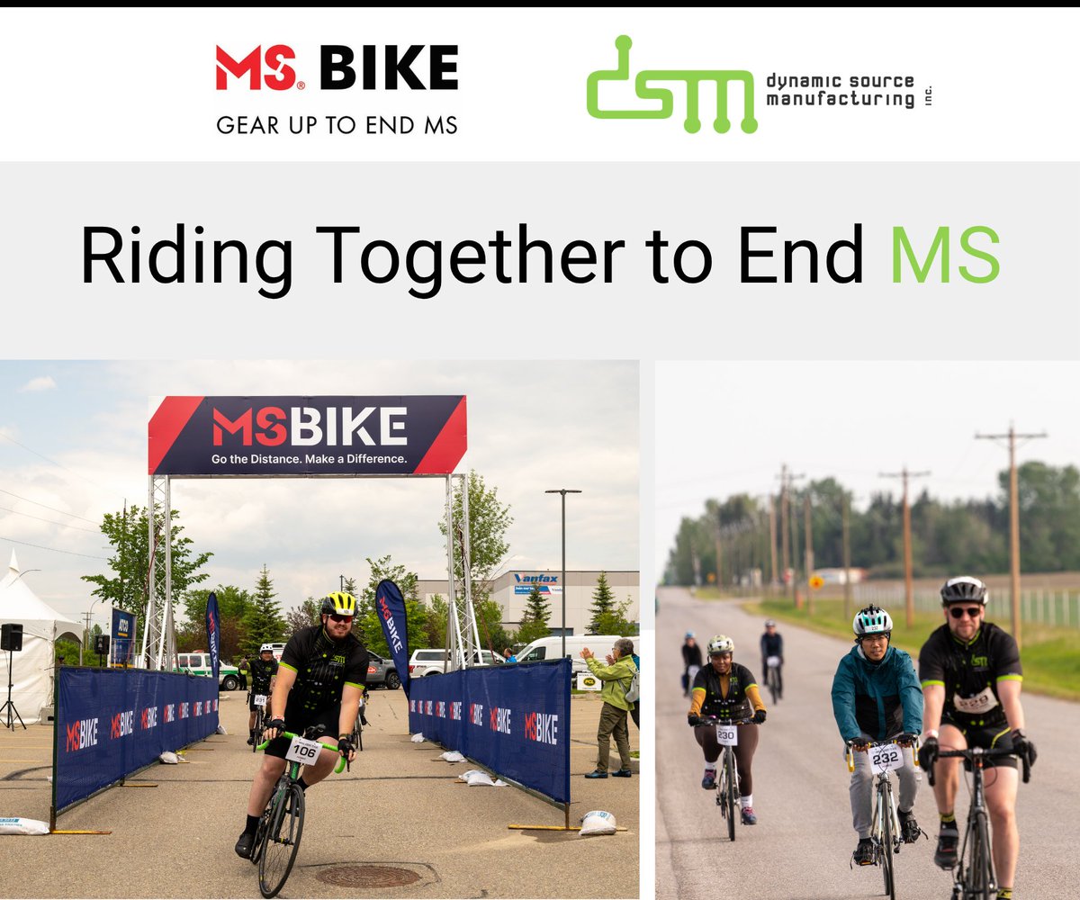 dynamicsource_'s tweet photo. We’re proud to share that the DSM team is once again taking part in the MS Bike Ride, raising funds to support those affected by Multiple Sclerosis.

If you’re able to support, any donation - big or small - makes a meaningful difference:
https://t.co/yK9JC4a5rT

#MSBike #EndMS https://t.co/04qJWcmd24
