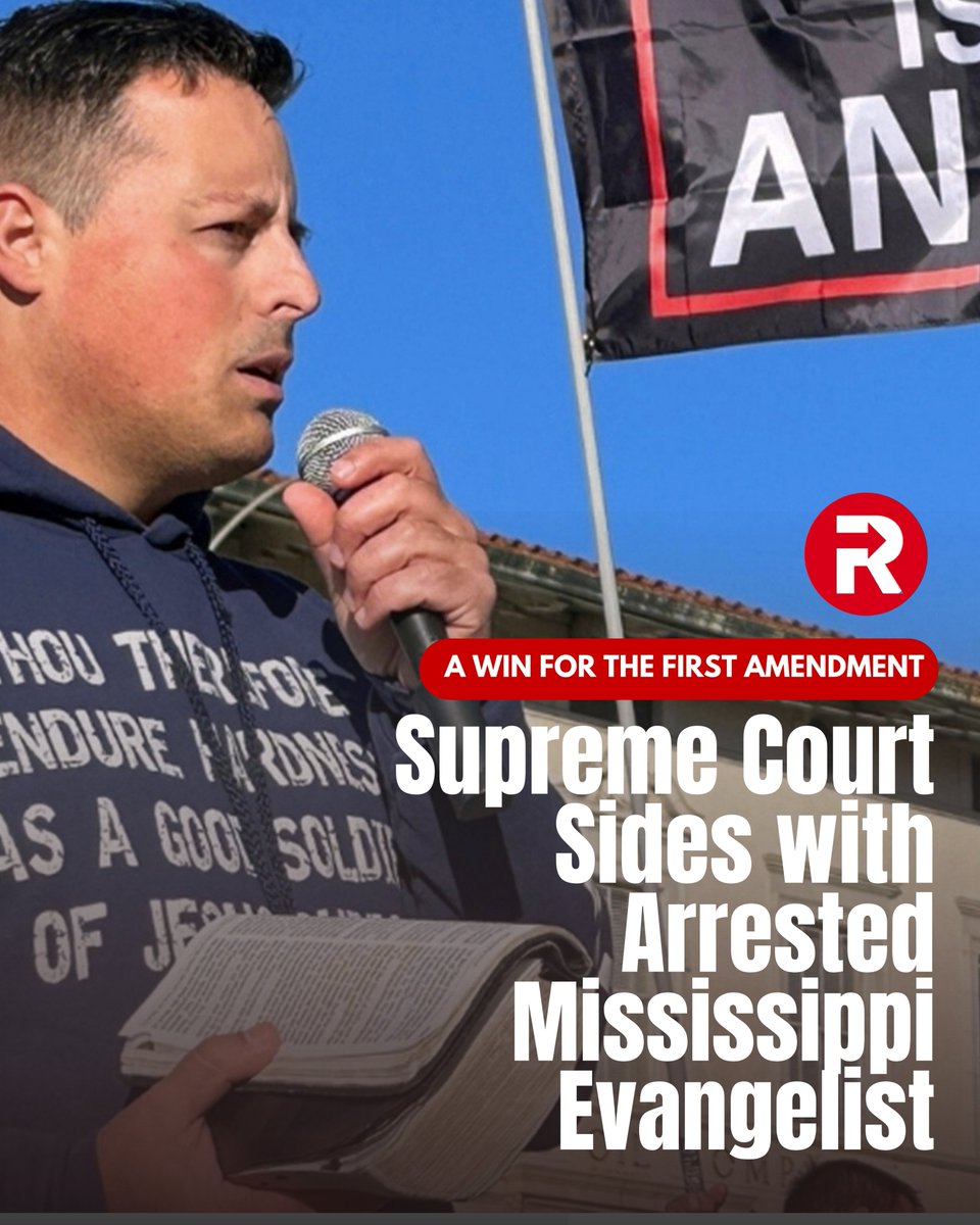 The U.S. Supreme Court unanimously sided with a Mississippi evangelist who was arrested for sharing his Christian faith outside a public event venue.

The high court’s March 21 decision ruled that evangelist Gabriel Olivier’s case must return for trial in the district court,
