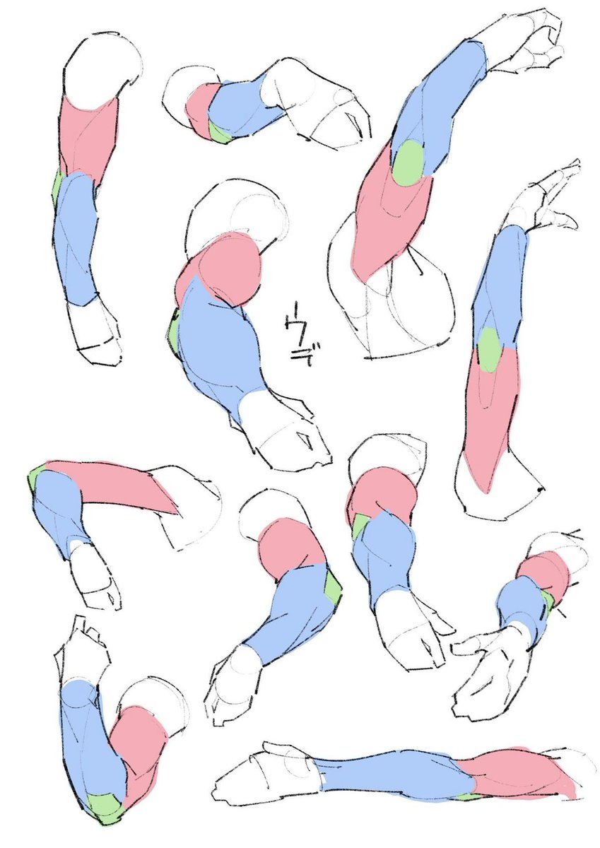 Arm Rotation Backwards Arm rotation reference