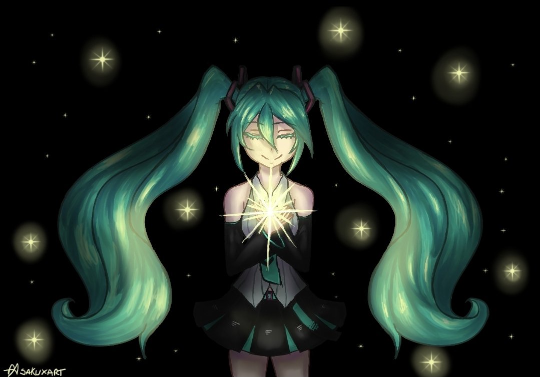 sakuxart's tweet photo. ✨️Shining Star✨️

#HastuneMiku #初音ミク #fanart https://t.co/fx188LeCh5