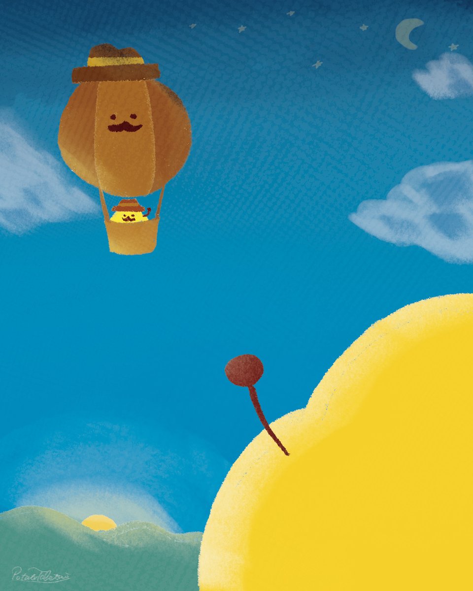 chirosuke422's tweet image. ダディーおじゃがへの早朝エール。
For the fathers who carry so much, and still aim for the high skies. You’ve got this!🎩💪✨
#MindfulArt #DigitalDetox #StorytellingIllustration