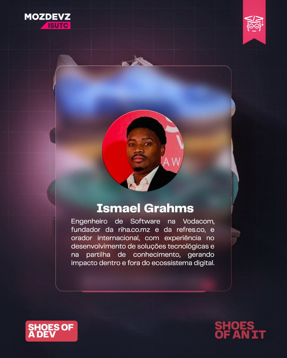 iGraHms's tweet photo. Convidaram-me para um papo “Shoes of a Dev” que vai acontecer no Dia 25 de Março(AMANHÃ)
20h00… see you there https://t.co/e7sCGuwQs2