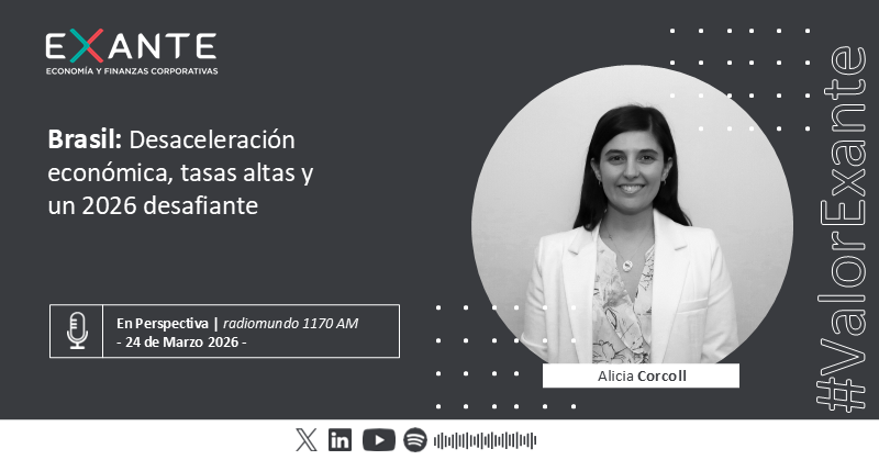 Exante_UY's tweet photo. #Entrevista🎙| “Brasil no está en recesión, pero tampoco va a ser un motor de crecimiento. El escenario es de bajo dinamismo, volatilidad y tasas altas por más tiempo".
@alicorcoll en @enperspectivauy
#Enlace 🔗: https://t.co/DotMG7182w
#Escuchalo 🎧: https://t.co/xg1GuoIDSP https://t.co/UkmLJgslKw