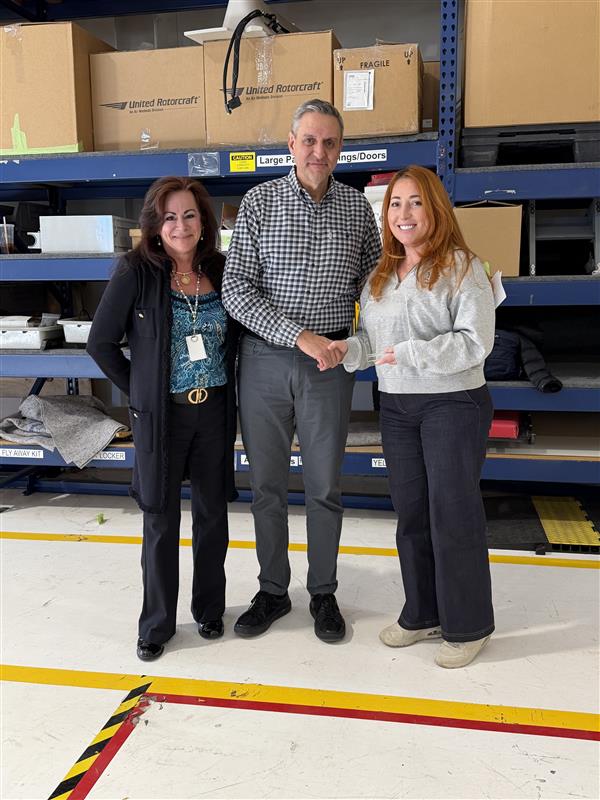 AirMethodsCorp's tweet photo. Our United Rotorcraft division recently honored 2 teammates, Carl Marquez &amp; Alexandra Slabutu, with the Mountain Climber Award for their outstanding achievements driving FIREHAWK sales in Colombia &amp; Europe. Thank you for your dedication. Your impact truly spans continents! https://t.co/uuKWgOCWQC