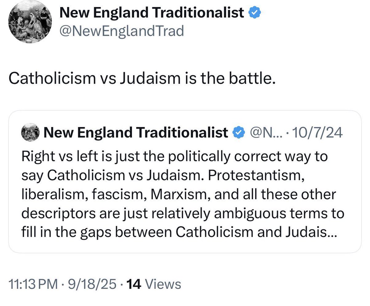 New England Traditionalist tweet media