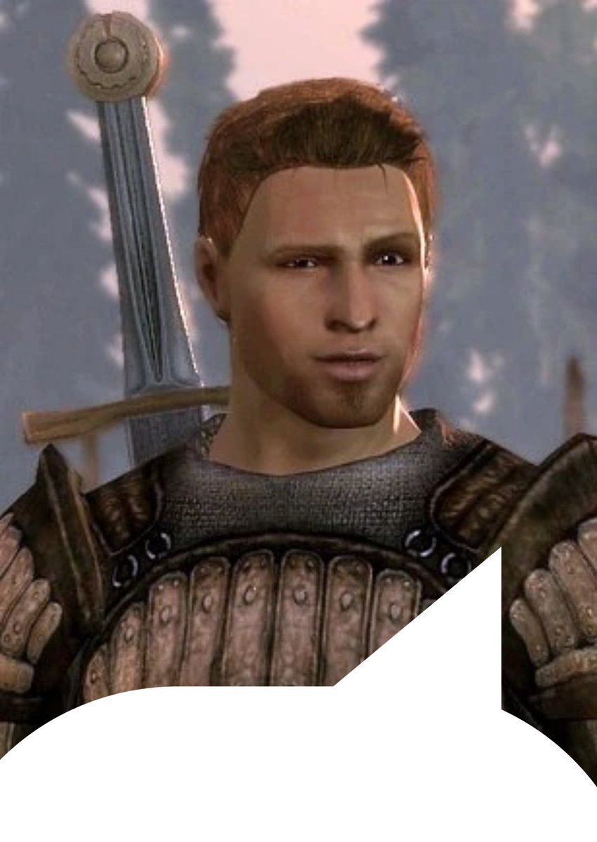 alistair trying to flirt with the warden