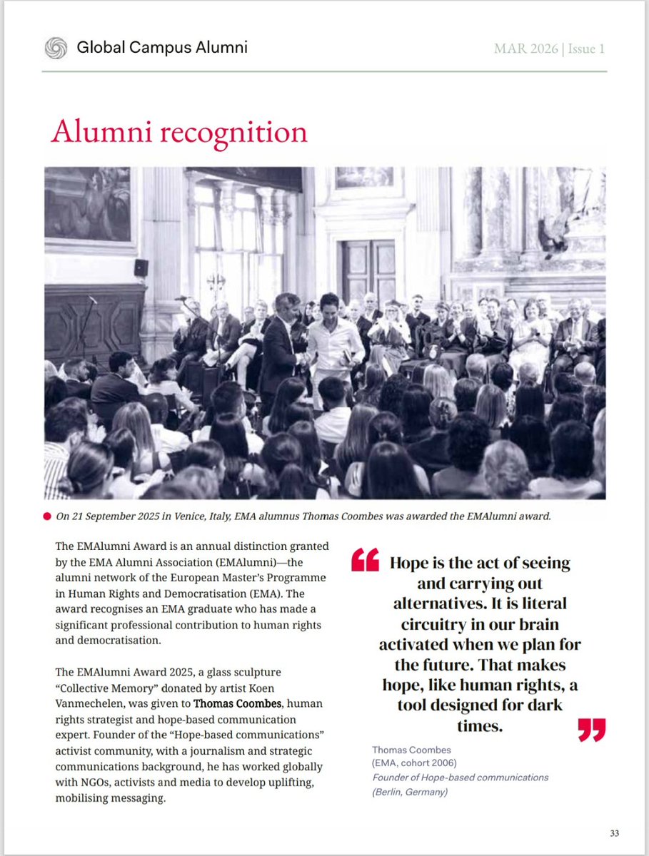 MariolaCeku's tweet photo. 🦅 Proud alumna 🇦🇱

Honored to witness how education translates into real change across the @gchumanrights  network.

Grateful to be part of a community that turns values into lasting impact.

Read Global Campus Alumni Stories 
👉 https://t.co/JQdUlRtHRL

#ERMA https://t.co/UARcYq5PDl