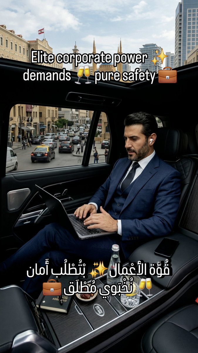 BoutrousB's tweet photo. Conquer your day. Absolute safety ✨ and elite comfort 🥂 for executives with our chauffeurs.
#EliteLane #VIP
سَيْطِر عَيَوْمَك. أَمان مُطْلَق ✨ وراحَة 🥂 لَلْمُدَراء مَع شوفيريَّتْنا.
#ايليت_لاين #نجاح https://t.co/tUTeWvSxhc