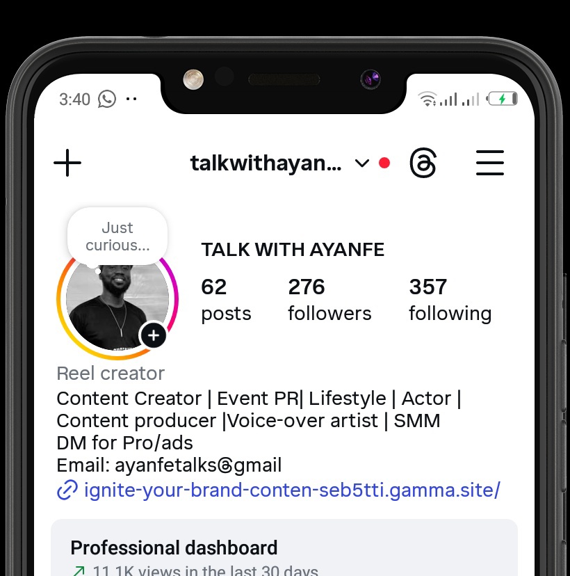 Talk With Ayanfe tweet media