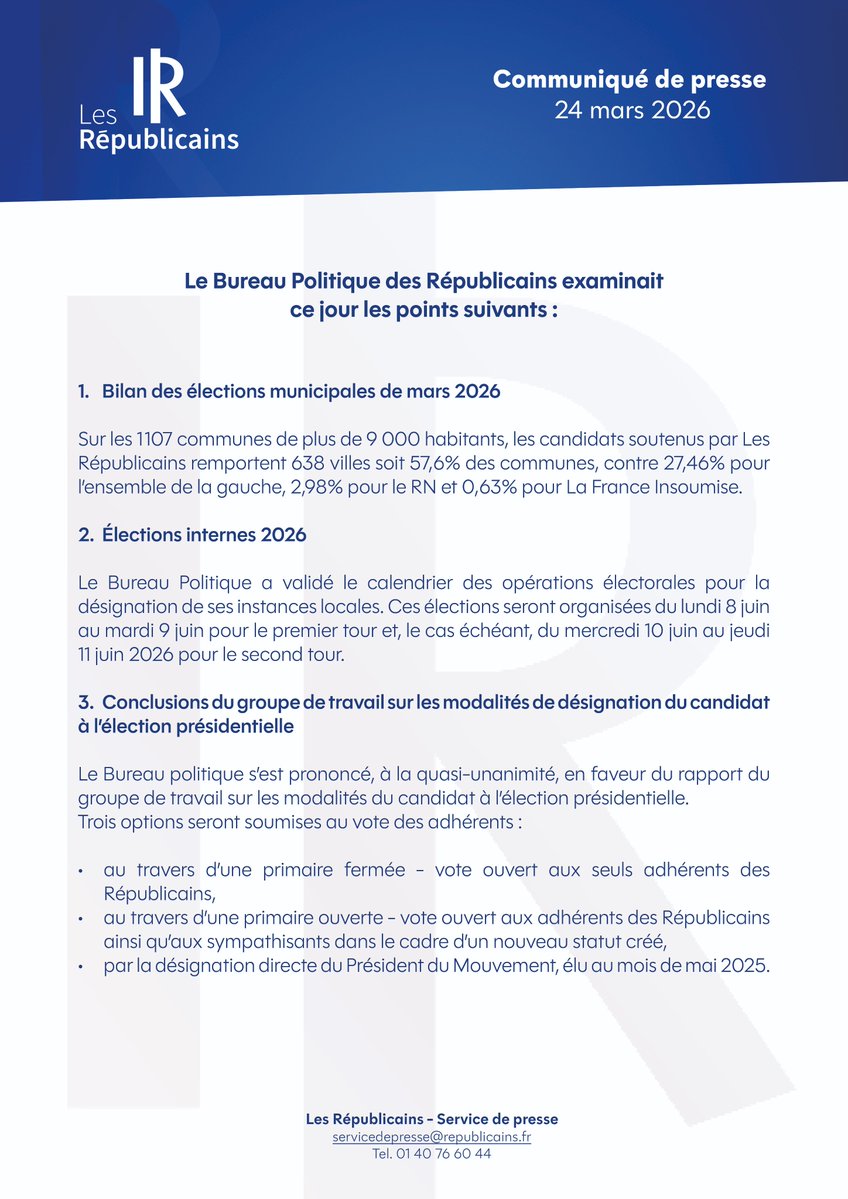 les Républicains tweet media