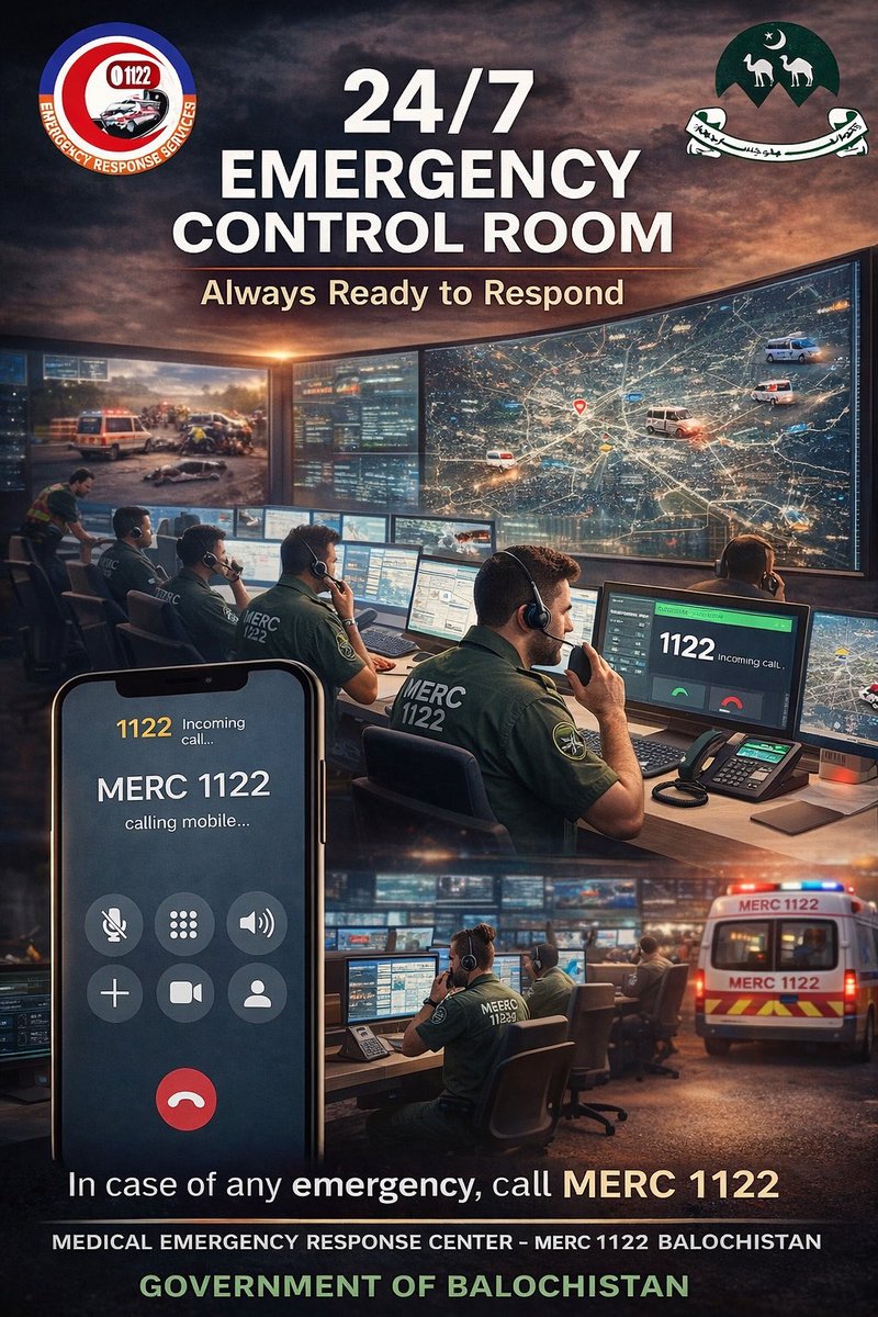 Medical Emergency Response Centers Balochistan tweet media