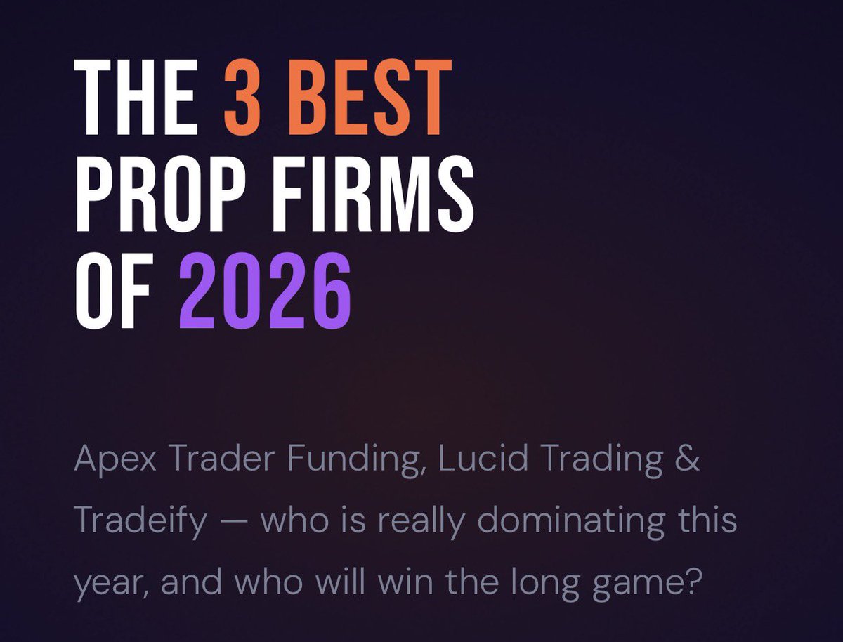 PROPPED The Prop Firm Hub tweet media