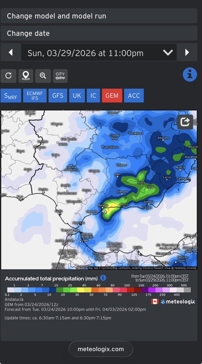 tiempo en Granada tweet media