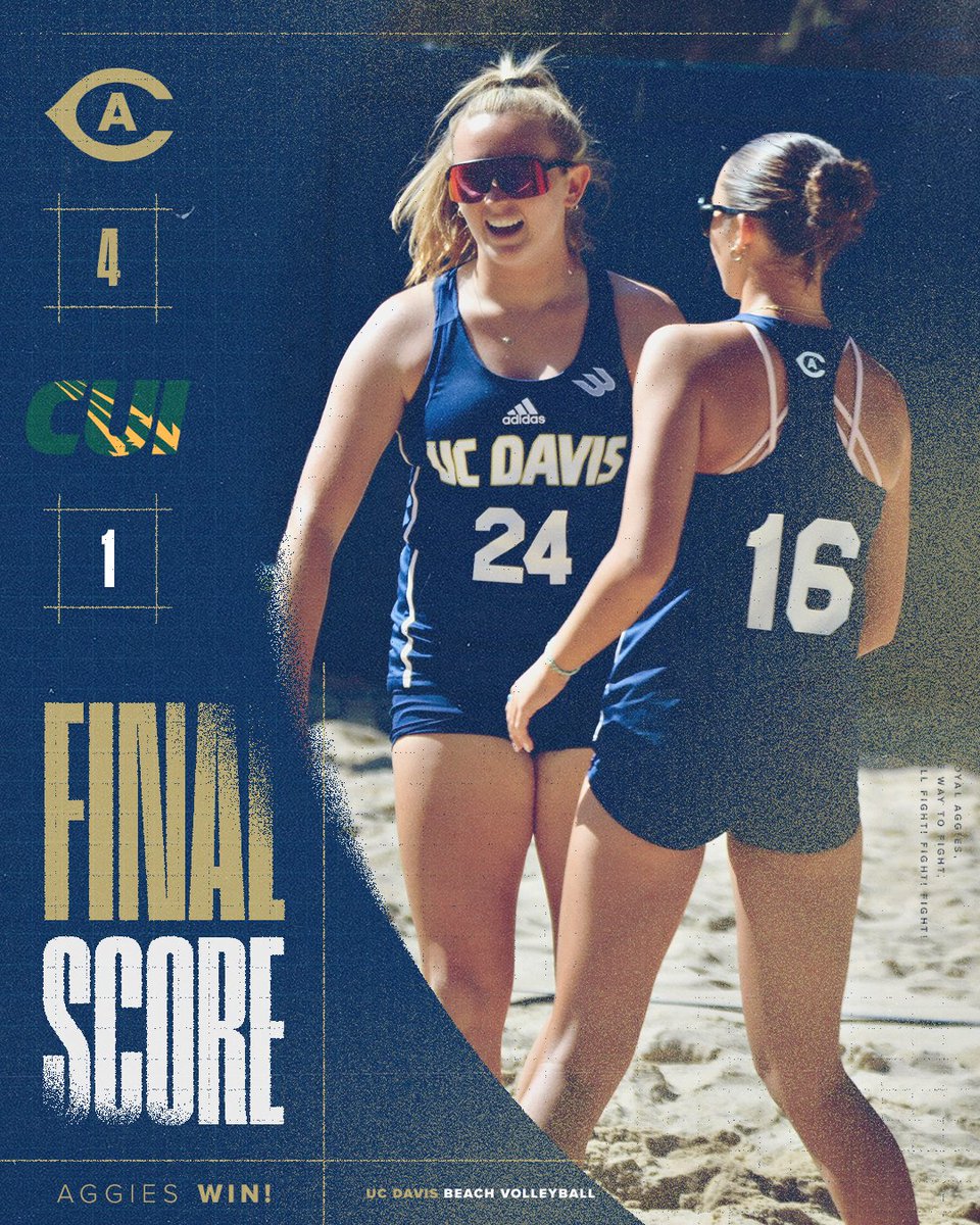 UC Davis Beach Volleyball tweet media