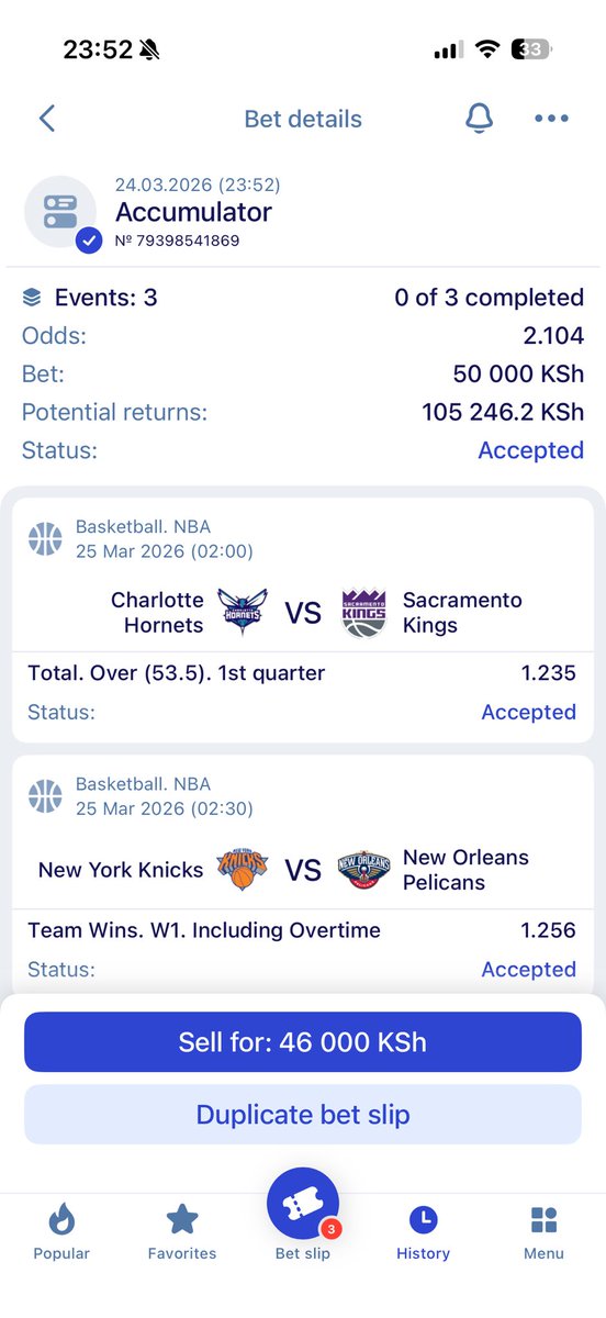 joyliz255's tweet photo. 2+ safe NBA high stake

Kampuni: Paripesa

Code: AGF4N

Not on paripesa register here👉 https://t.co/wdUFJkujYj
PROMOCODE 👉 JOYLIZ
Paripesa app👉 https://t.co/WX3I4L2nfp https://t.co/qIdTfWAujo
