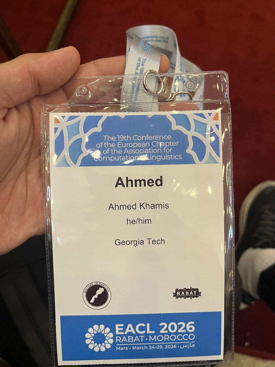 KickItLikeShika's tweet photo. First day of #EACL was amazing, got the opportunity to talk with other researchers, and explain to each other the ideas we have been working on, looking forward to the rest of the conference! https://t.co/LYub8a7Gug