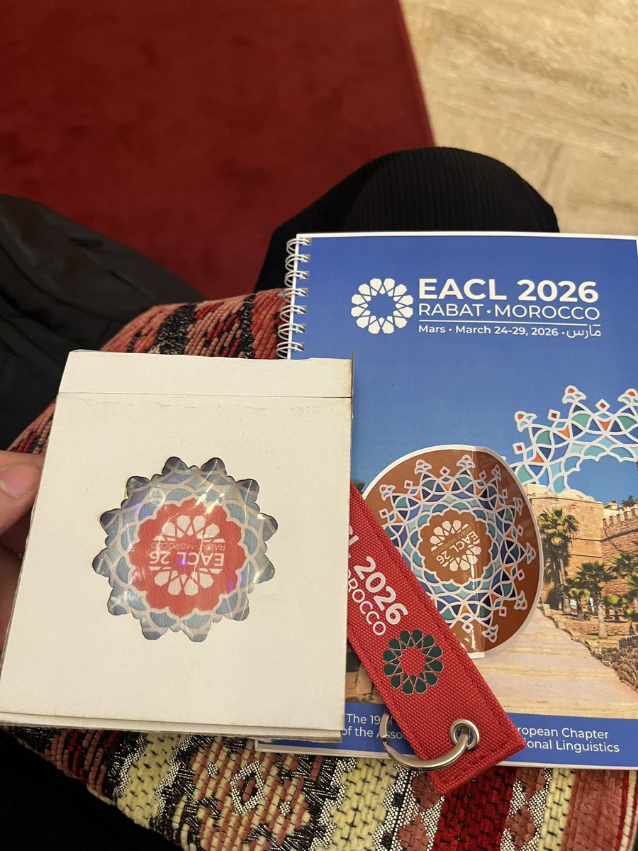 KickItLikeShika's tweet photo. First day of #EACL was amazing, got the opportunity to talk with other researchers, and explain to each other the ideas we have been working on, looking forward to the rest of the conference! https://t.co/LYub8a7Gug