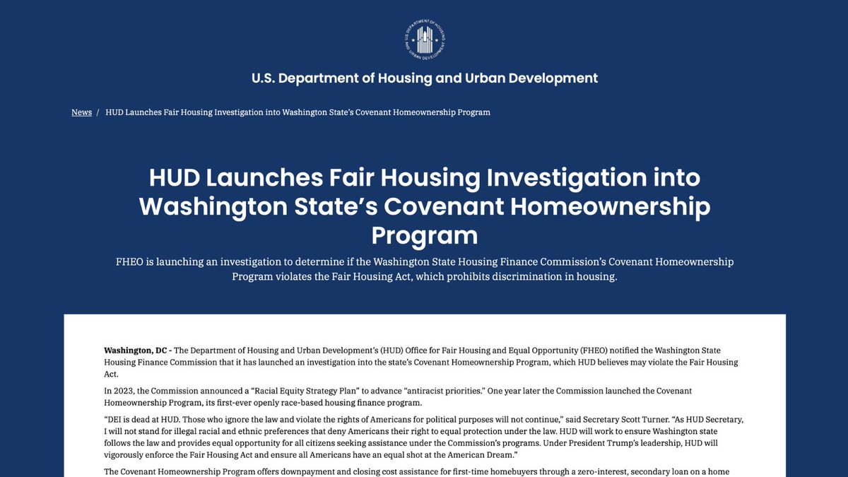 Department of Housing and Urban Development tweet media
