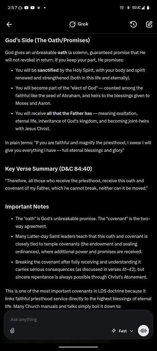 True to the Faith tweet media