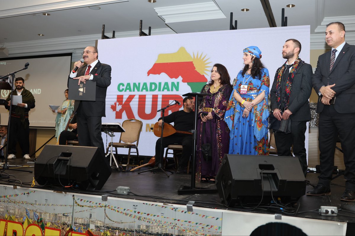 Kurdfed's tweet photo. It was an honour to have @SherefSabawyPC join us at Newroz 2026. He delivered heartfelt remarks from the stage, presented a lovely certificate to our community, and then graciously mingled with everyone, sharing stories, smiles and many memorable moments with our Kurdish families https://t.co/Etk3BWjMTd
