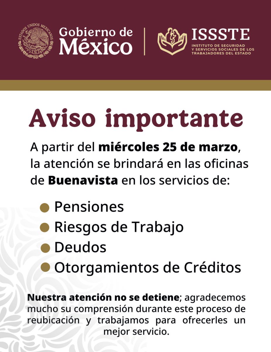 ISSSTE Zona Norte tweet media