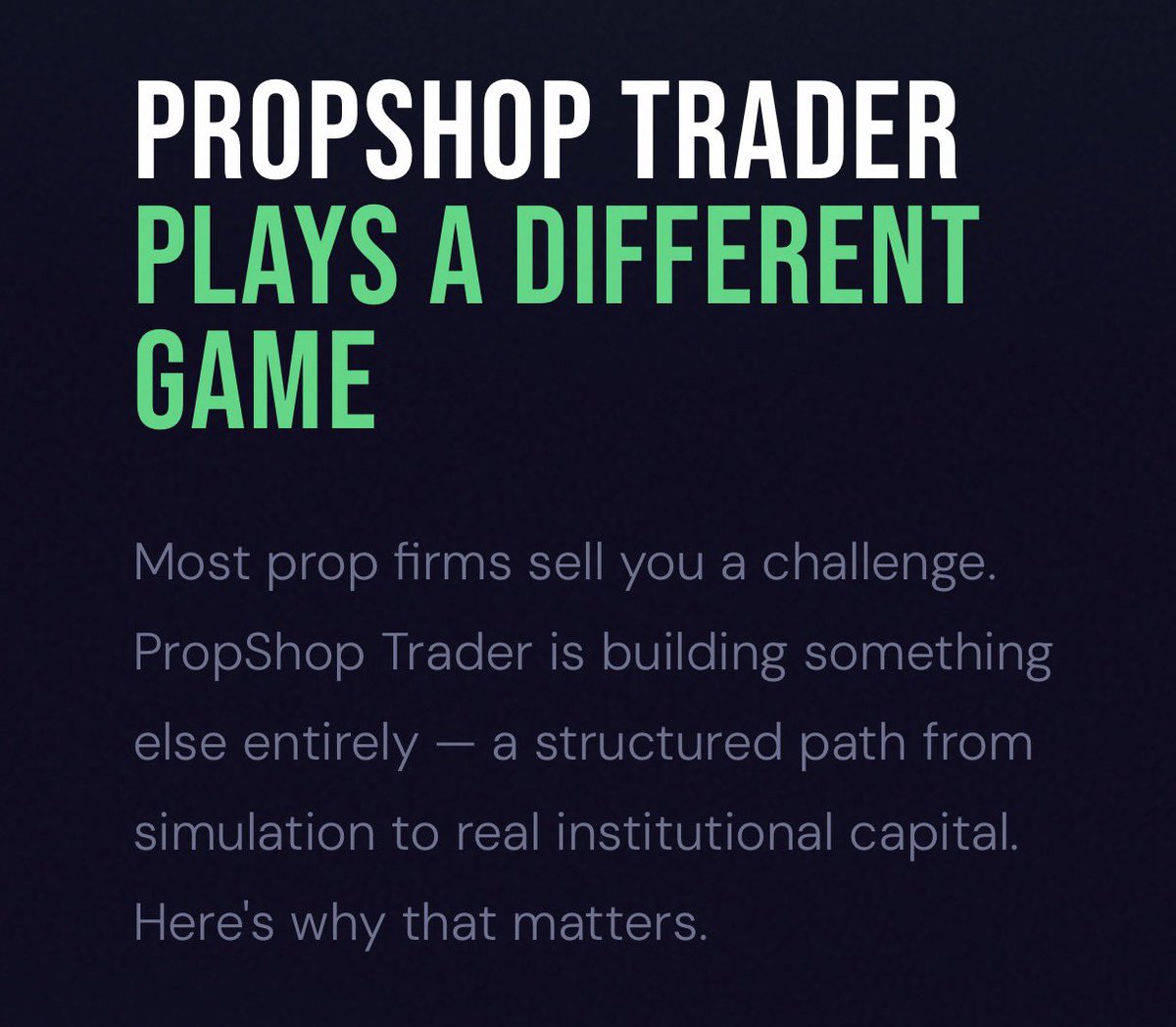 PROPPED The Prop Firm Hub tweet media