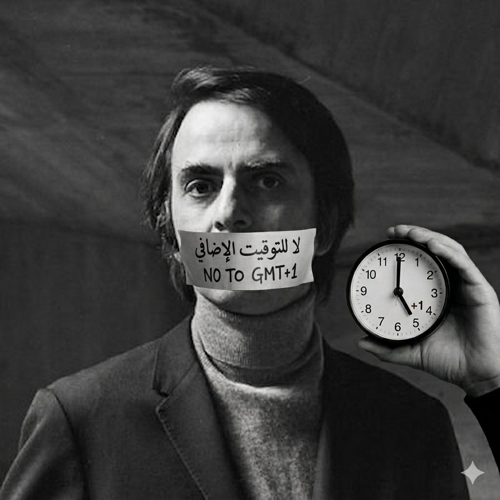 BelfkihHC's tweet photo. كارل ساغان يقول لكم كفى من GMT+1 ،  #لا_للساعة_الإضافية.

انضموا للحملة ضد الساعة التي فرضتها الشركات الأجنبية. https://t.co/aRpqcapyht