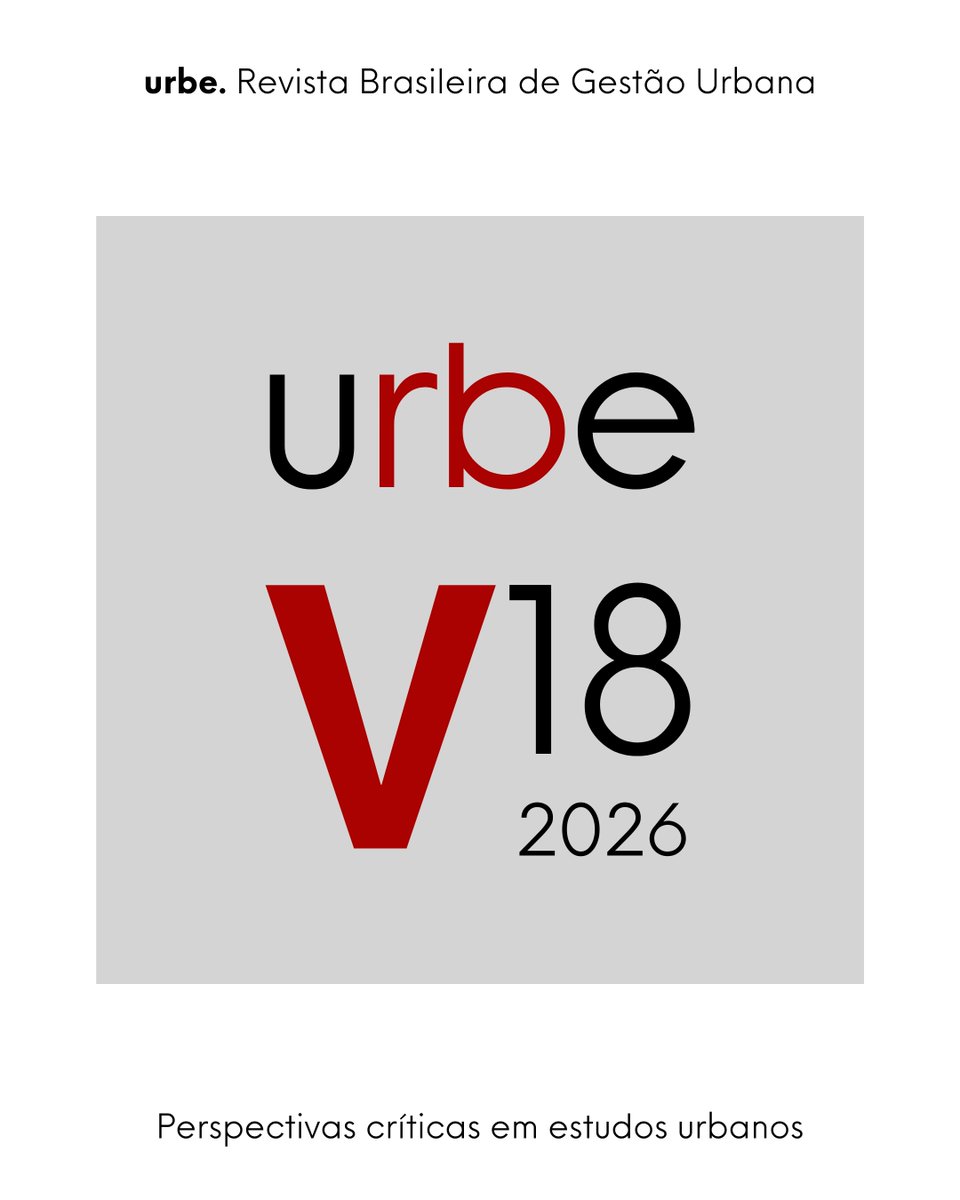 Revista Brasileira de Gestão Urbana tweet media