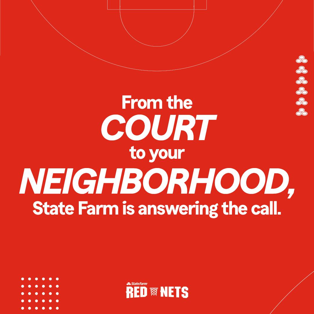 InsurewithSFTom's tweet photo. Red Nets is a @StateFarm program dedicated to helping communities replace missing or damaged basketball nets at community courts. Help me identify courts in need by dropping the name of a local park, school, or community center below. #RedNets https://t.co/ViLJQtyM2x