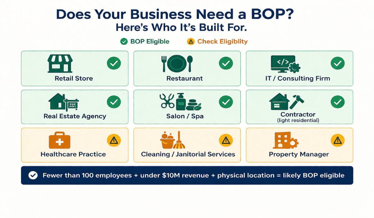 CaseyinsuranceC's tweet image. Not every small business needs the same insurance structure but if you have a physical location, business property, and customer-facing operations, a BOP is almost certainly your most cost-effective starting point. 
.
.
.
#BOP #SmallBusinessInsurance #BusinessOwners.