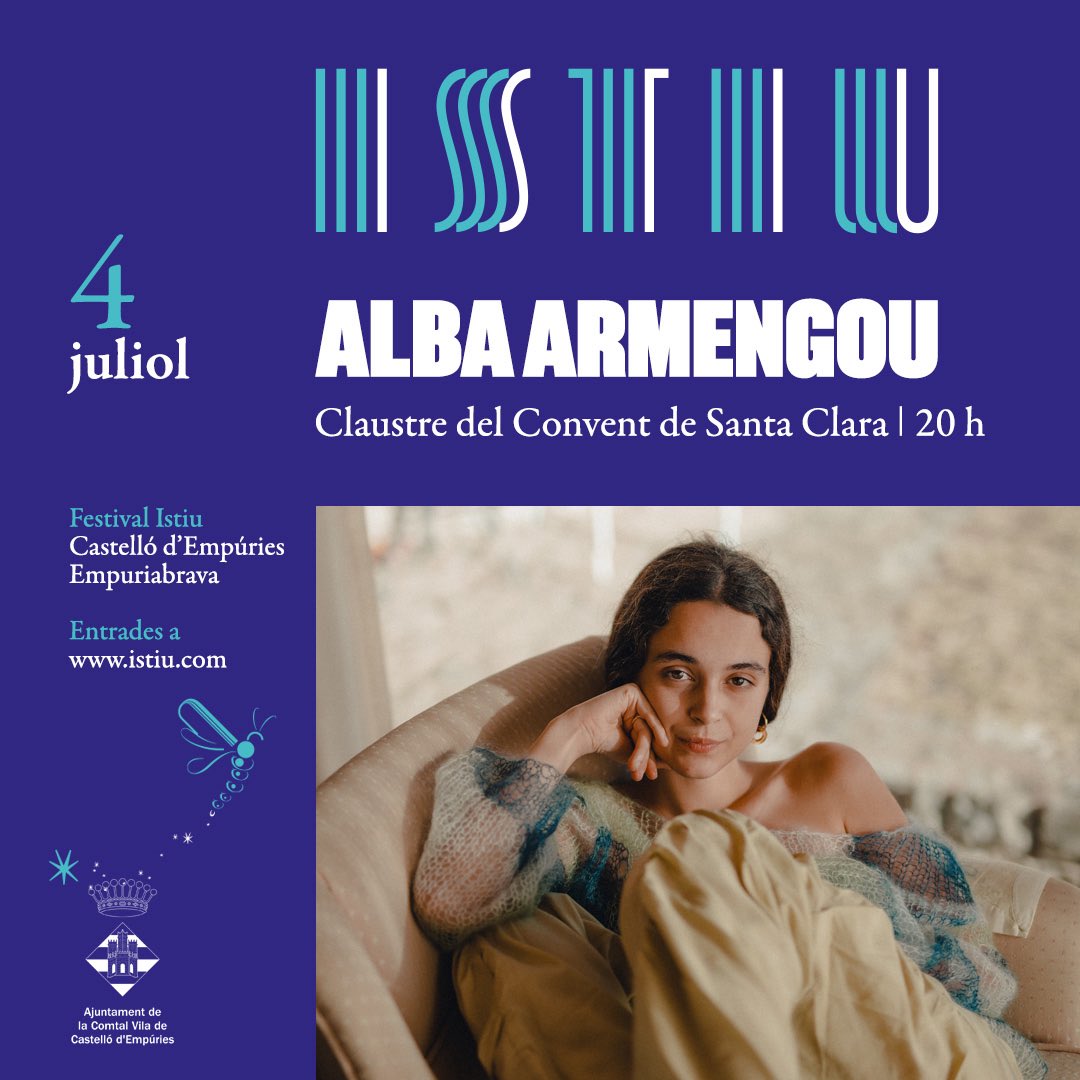 festival_istiu's tweet photo. Alba Armengou presenta Blancos y grafitos, un treball que fusiona la cançó d’autor amb el folklore llatinoamericà 🎺 Un concert íntim que confirma la seva projecció com una de les veus més singulars de la nova escena

🗓️ Dissabte 4 de juliol
🎟️ Entrades a https://t.co/yVvjleq9PG https://t.co/XOCRWFu2tD
