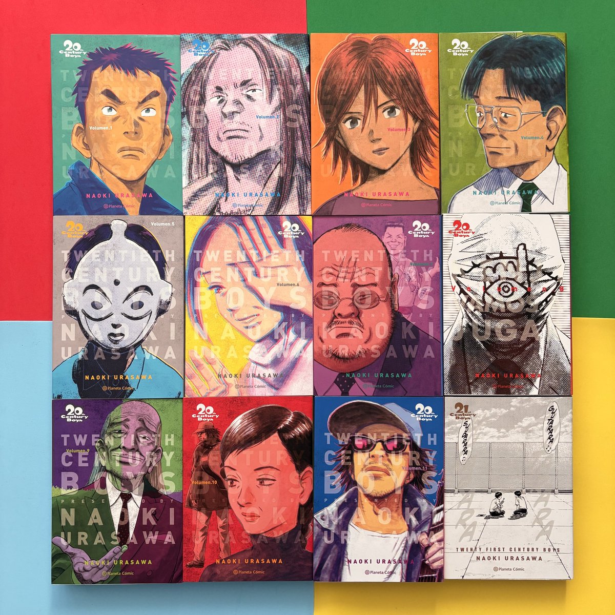 2️⃣0️⃣TH CENTURY BOYS
2️⃣1️⃣TH CENTURY BOYS 
✍🏽🎨 Naoki Urasawa 
5✨
📆 1999-2007
📚 Planeta Cómic
❓Infancia - Conspiraciones - Venganza
📖 21 y 22 de 2026