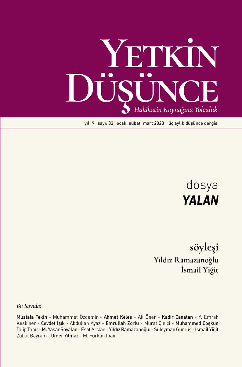 Yetkin Düşünce tweet media